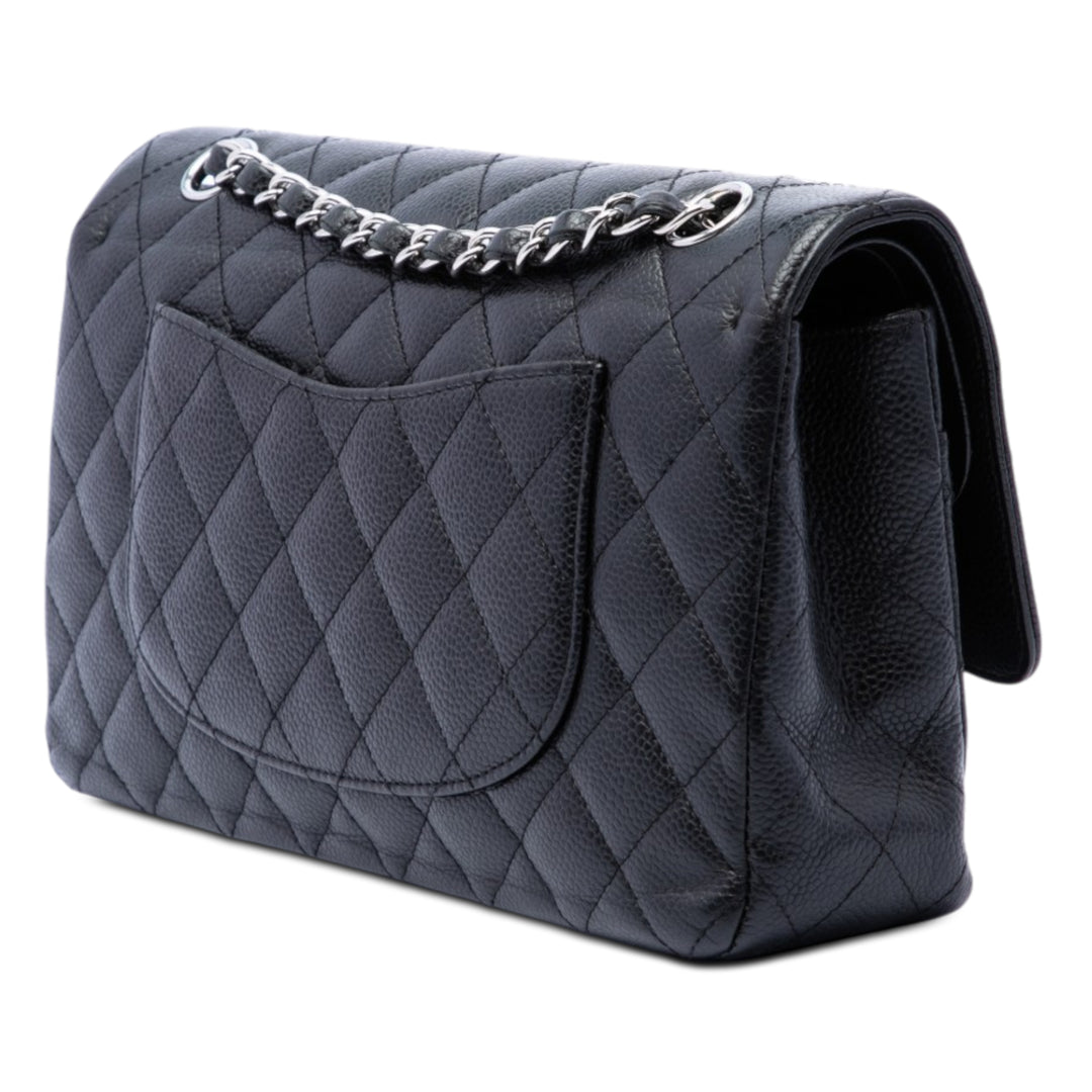 Chanel Medium Classic Caviar Double rabat