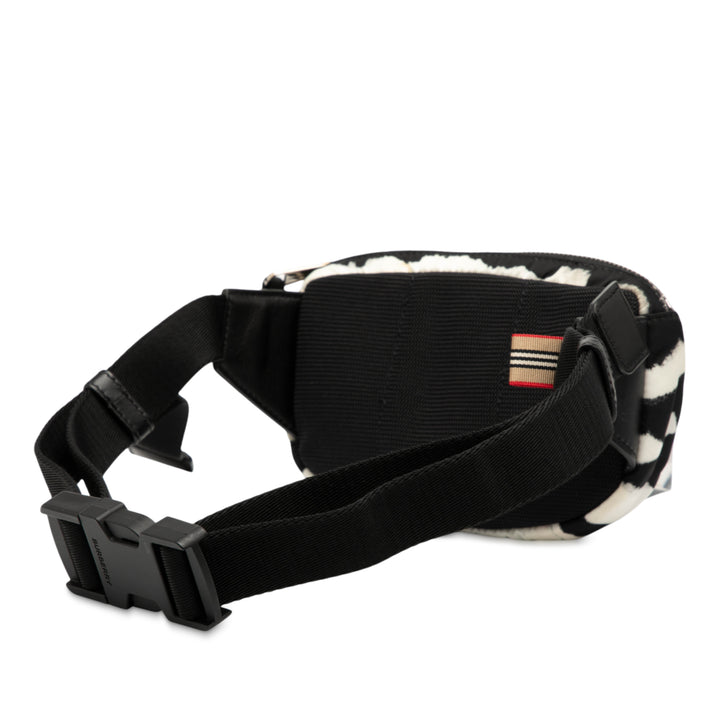 Burberry Ceinture Zebra Imprimé Logo Cannon Noir – vue 2 – GABY PARIS