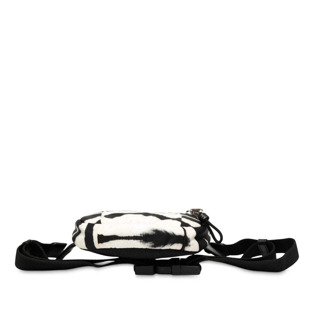 Burberry Ceinture Zebra Imprimé Logo Cannon Noir – vue 3 – GABY PARIS