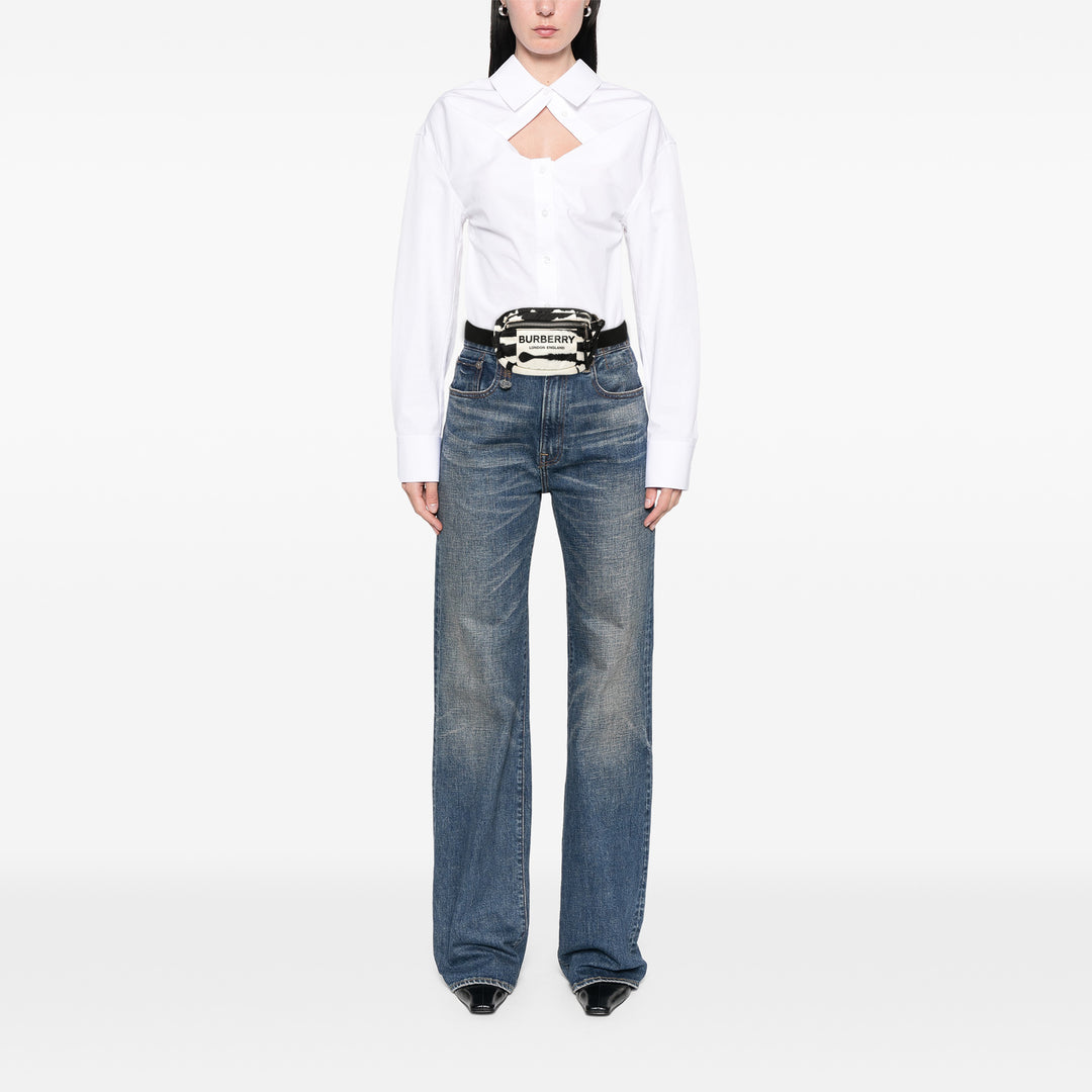 Burberry Ceinture Zebra Imprimé Logo Cannon Noir – vue 9 – GABY PARIS