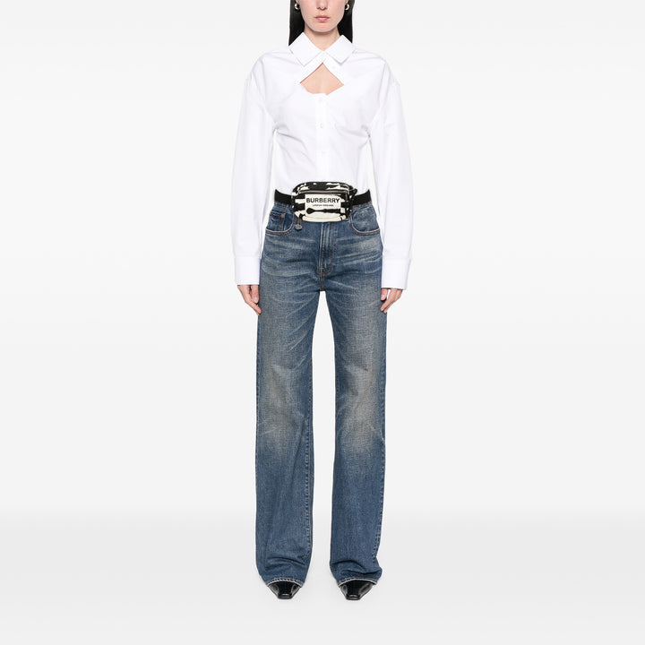Burberry Ceinture Zebra Imprimé Logo Cannon Noir – vue 9 – GABY PARIS