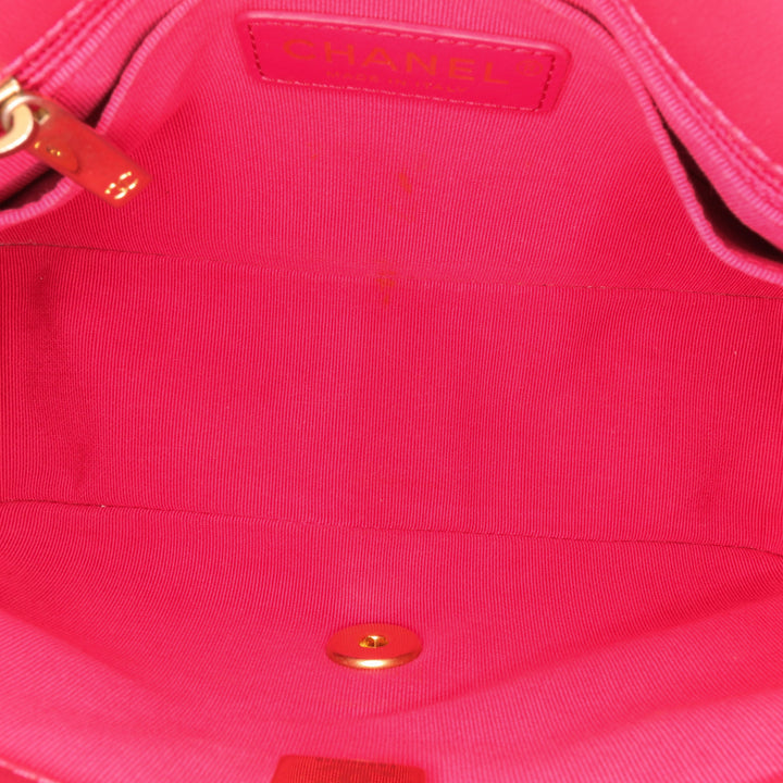 Mini Velvet Camellia Flap Red - Gaby Paris