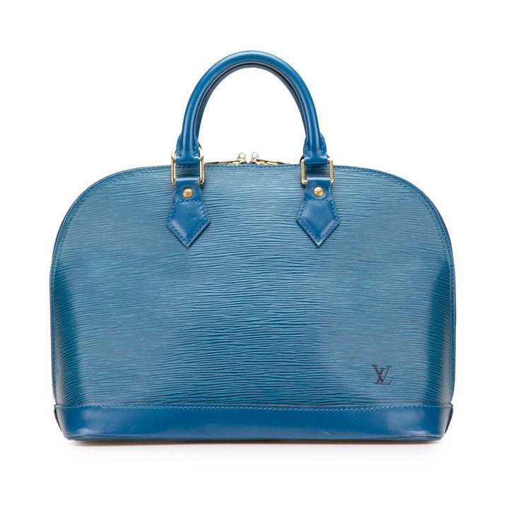 Louis Vuitton Epi Alma PM Bleu