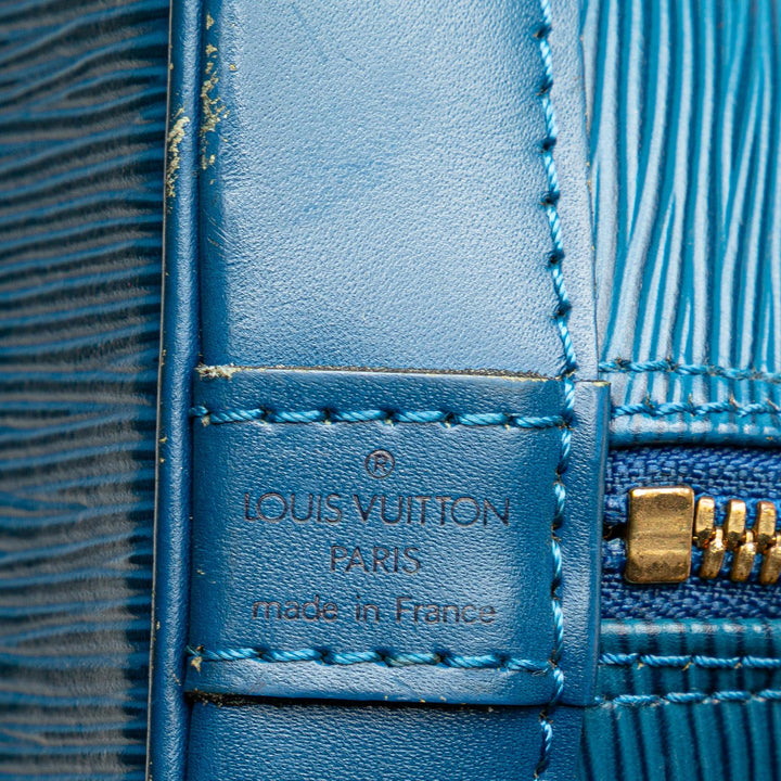 Louis Vuitton Epi Alma PM Bleu