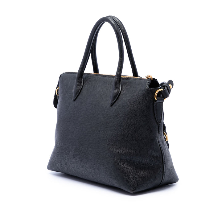 Prada Vitello Daino Zip Top Sac