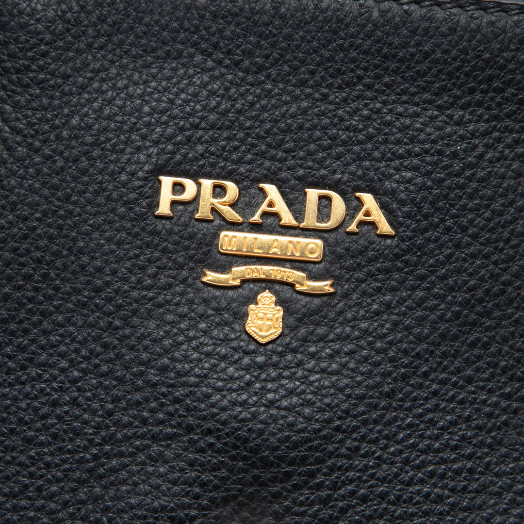 Prada Vitello Daino Zip Top Sac