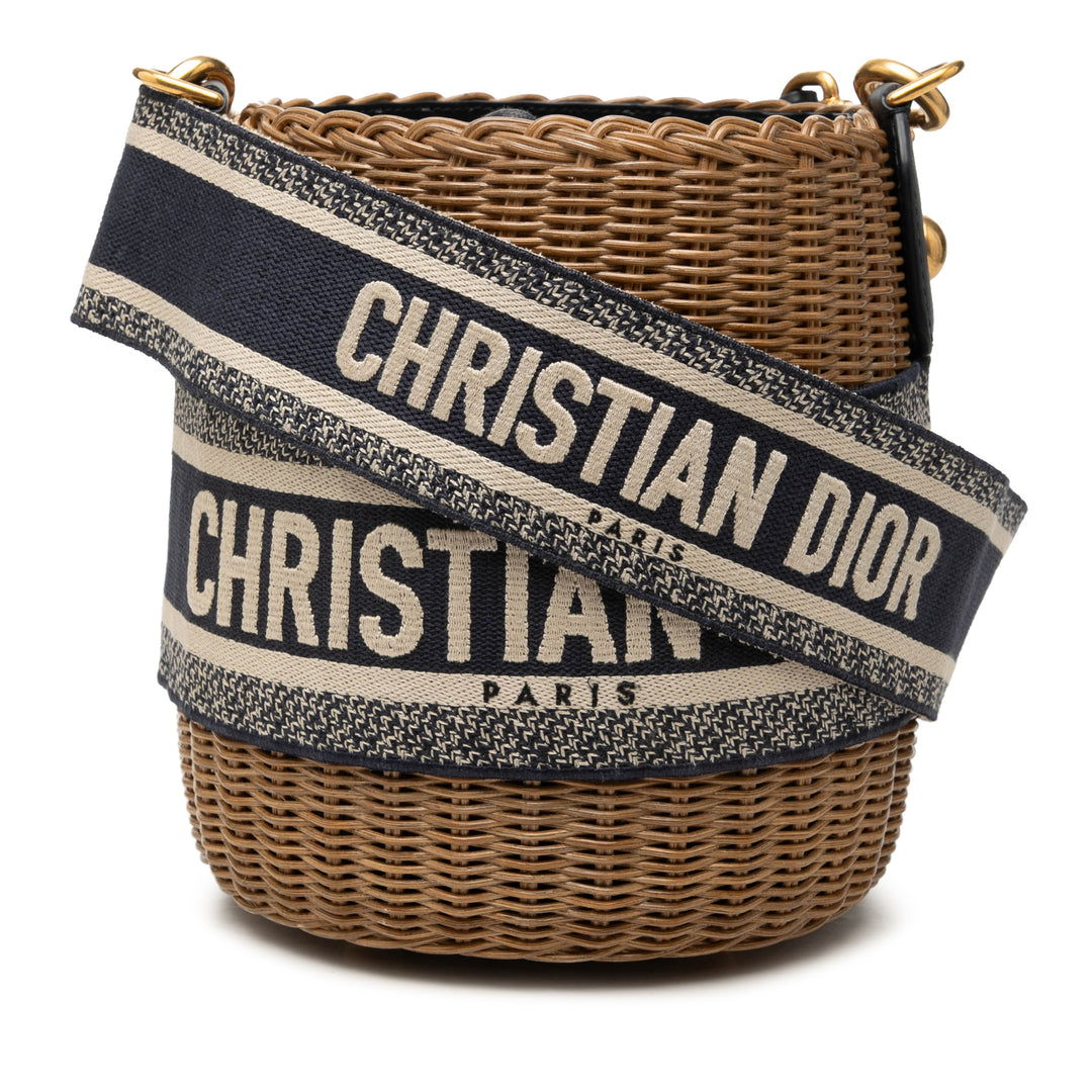 Dior Oblique Wicker Bucket Sac