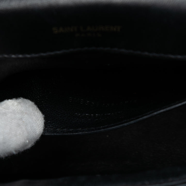 Saint Laurent Small Cuir verni Monogram Vicky Chain Bag