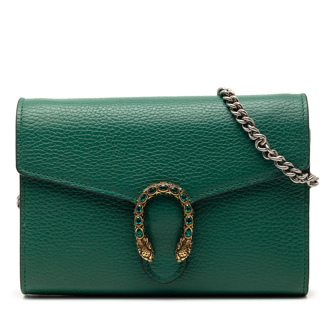 Gucci Cuir de veau Dionysus Wallet on Chain