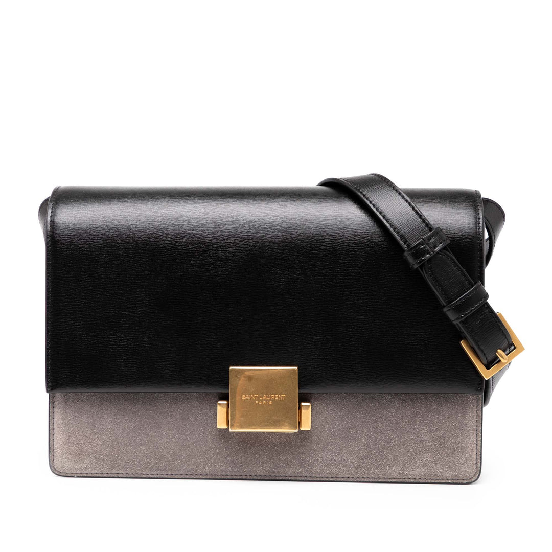 Saint Laurent Medium Cuir de veau and Daim Bellechasse Bag Noir – GABY PARIS Authentique