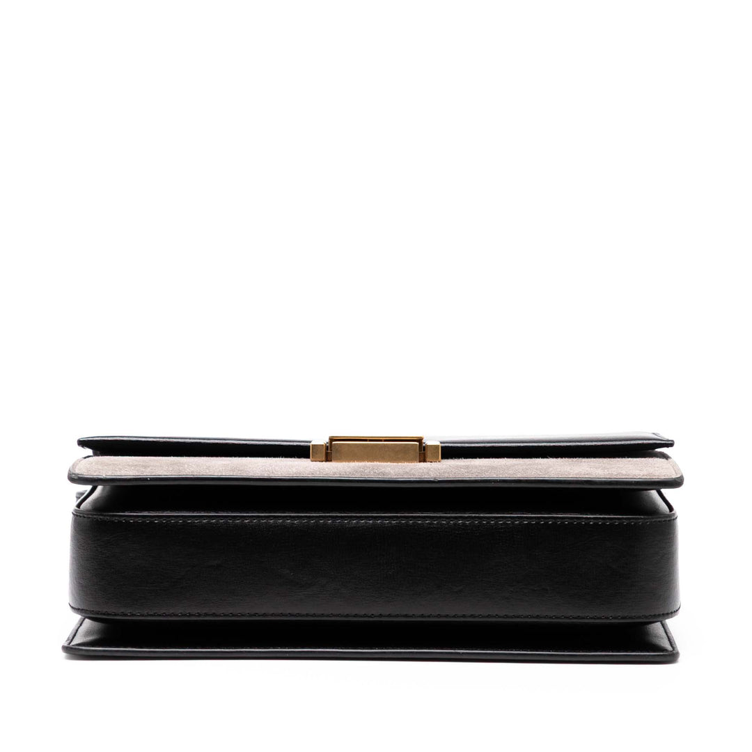 Saint Laurent Medium Cuir de veau and Daim Bellechasse Bag Noir – GABY PARIS Authentique