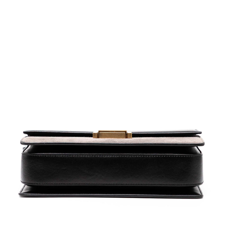 Saint Laurent Medium Cuir de veau and Daim Bellechasse Bag Noir – GABY PARIS Authentique