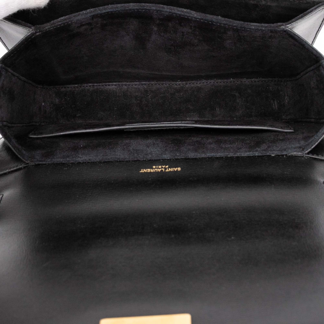 Saint Laurent Medium Cuir de veau and Daim Bellechasse Bag Noir – GABY PARIS Authentique