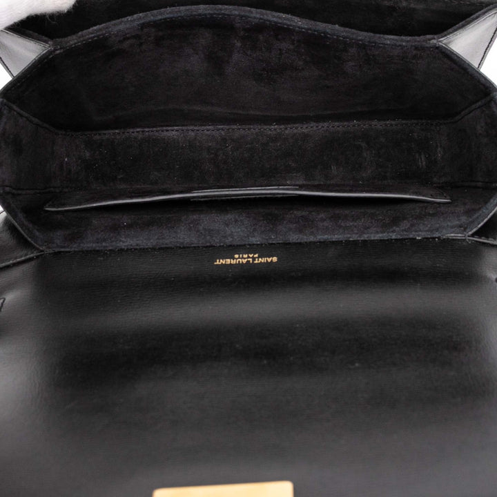 Saint Laurent Medium Cuir de veau and Daim Bellechasse Bag Noir – GABY PARIS Authentique