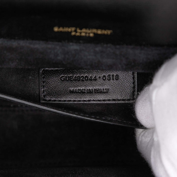 Saint Laurent Medium Cuir de veau and Daim Bellechasse Bag Noir – GABY PARIS Authentique