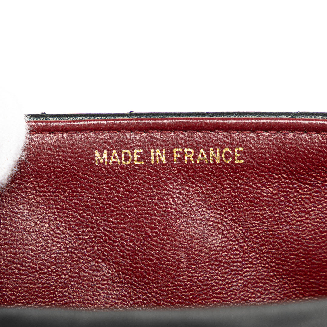 Mini Quilted Lambskin Single Flap Black - Gaby Paris