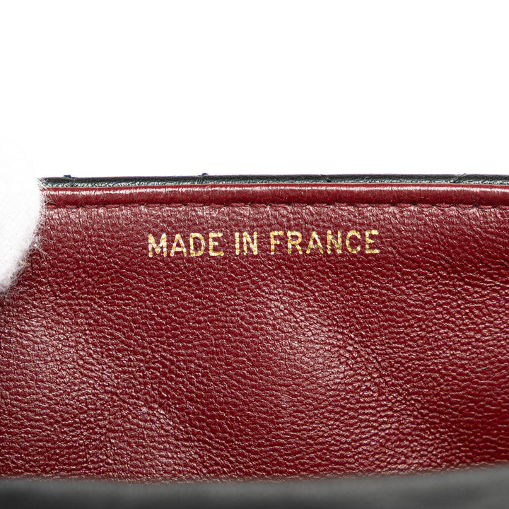 Mini Quilted Lambskin Single Flap Black - Gaby Paris