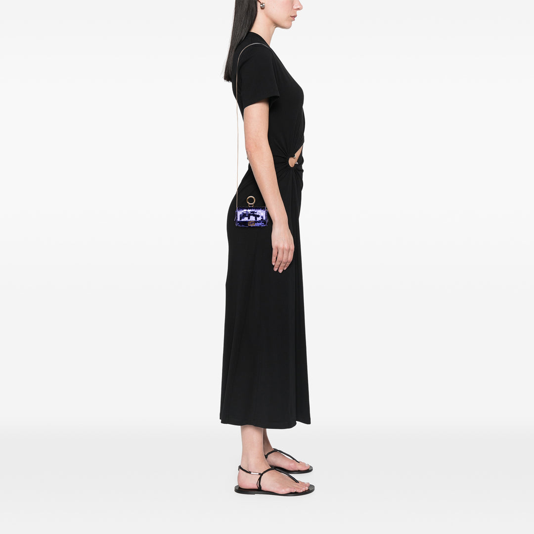 Fendi Nano Sequins Charm Baguette