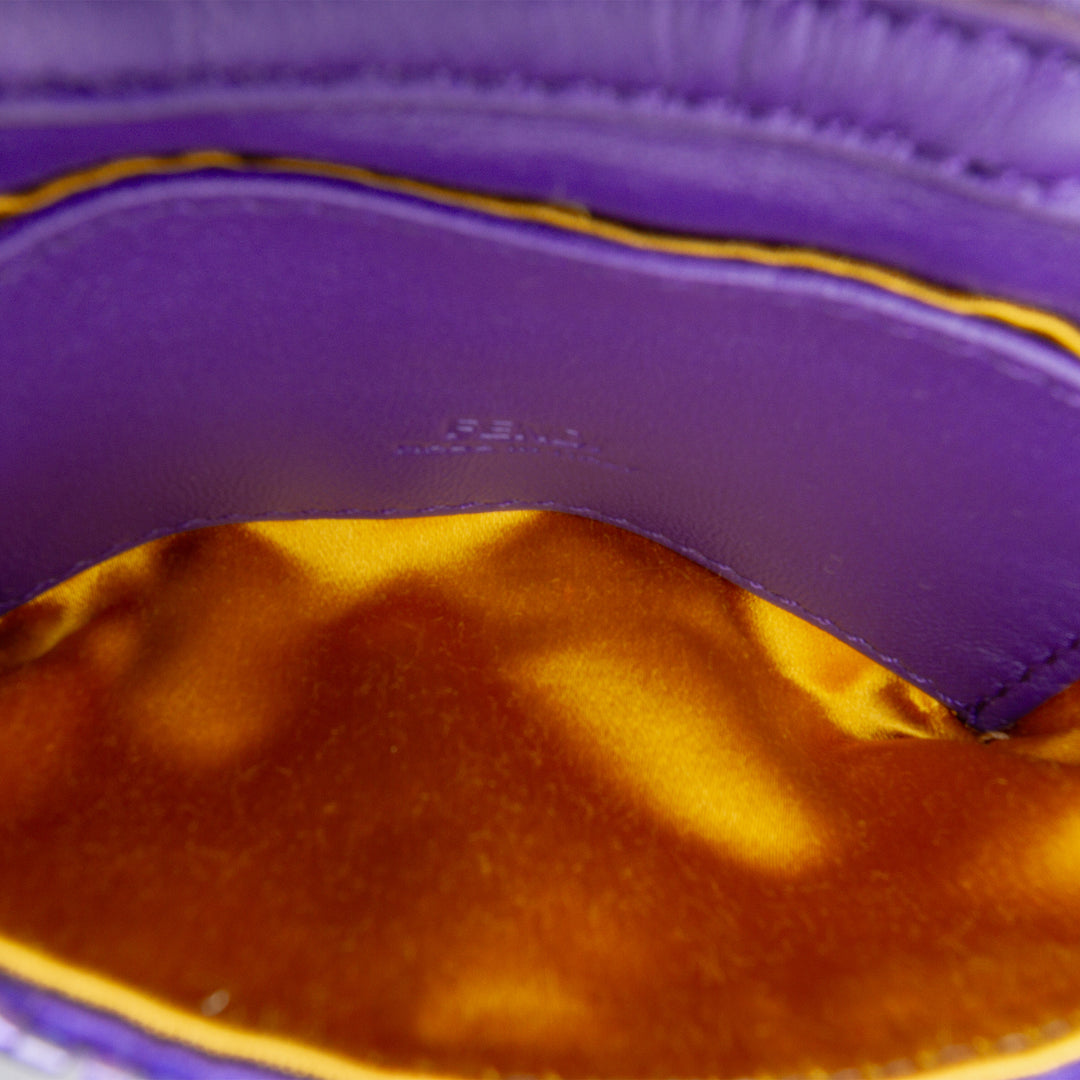 Fendi Nano Sequins Charm Baguette