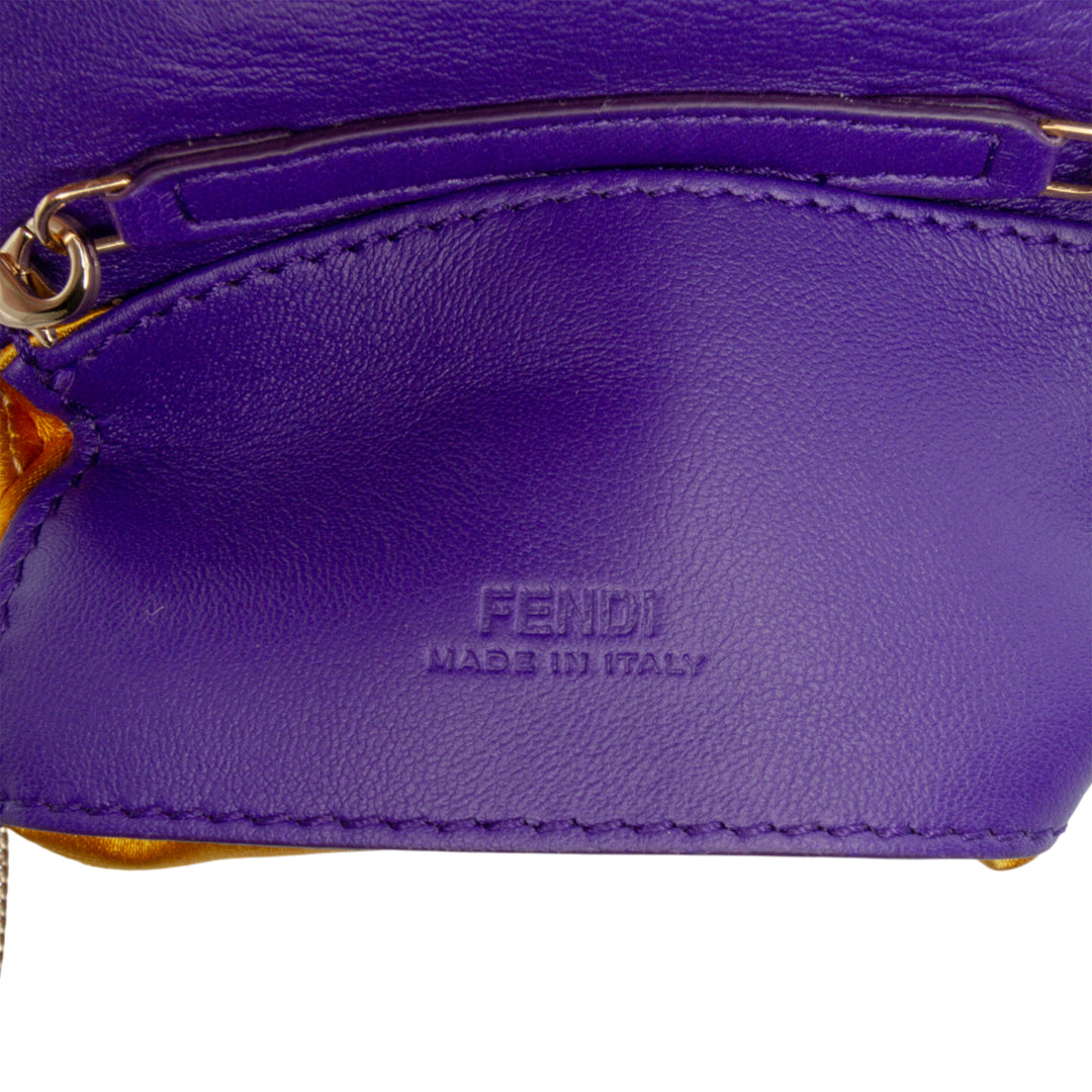 Fendi Nano Sequins Charm Baguette