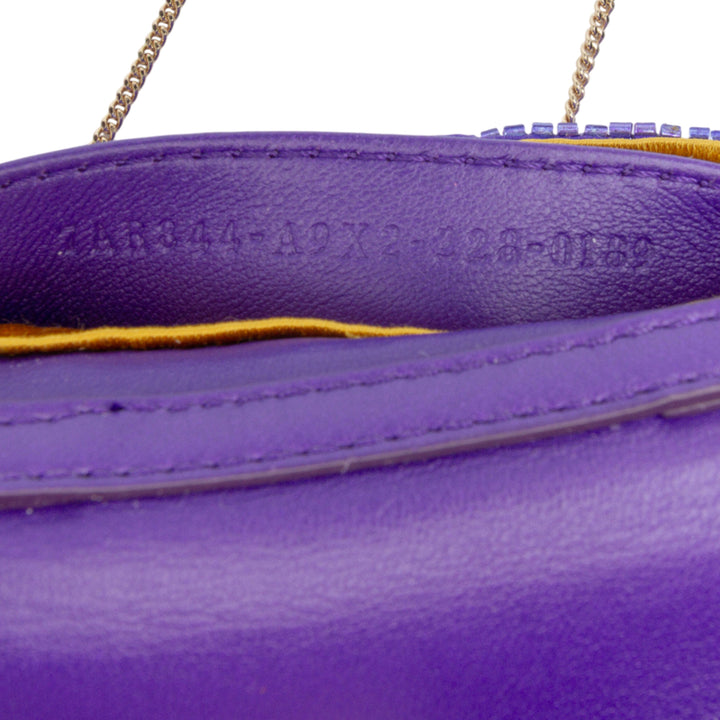 Fendi Nano Sequins Charm Baguette