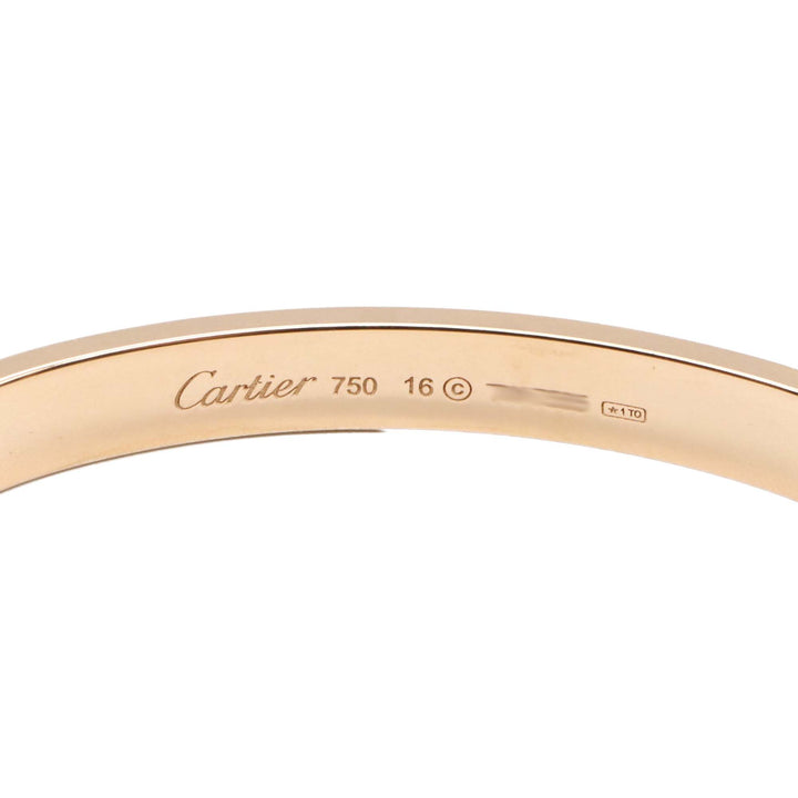 18K Rose Gold Love Bracelet Pink - Gaby Paris