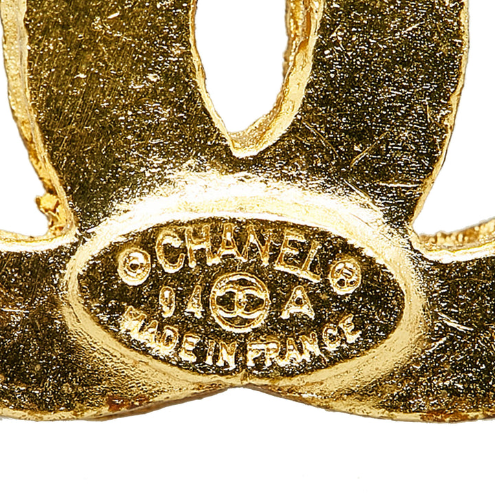 Chanel Triple CC Brooch Gold - GABY PARIS