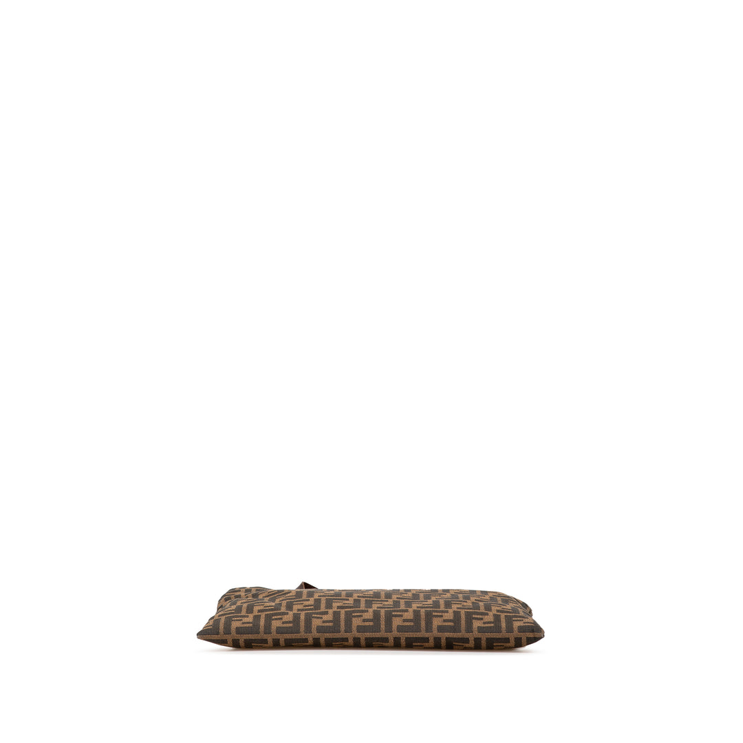 Fendi Cabas Zucca Marron – vue 3 – GABY PARIS