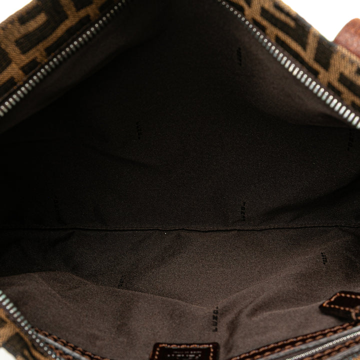 Fendi Cabas Zucca Marron – vue 4 – GABY PARIS