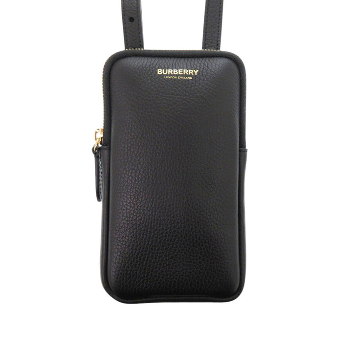 Burberry Cuir Phone Pochette Sac porté croisé