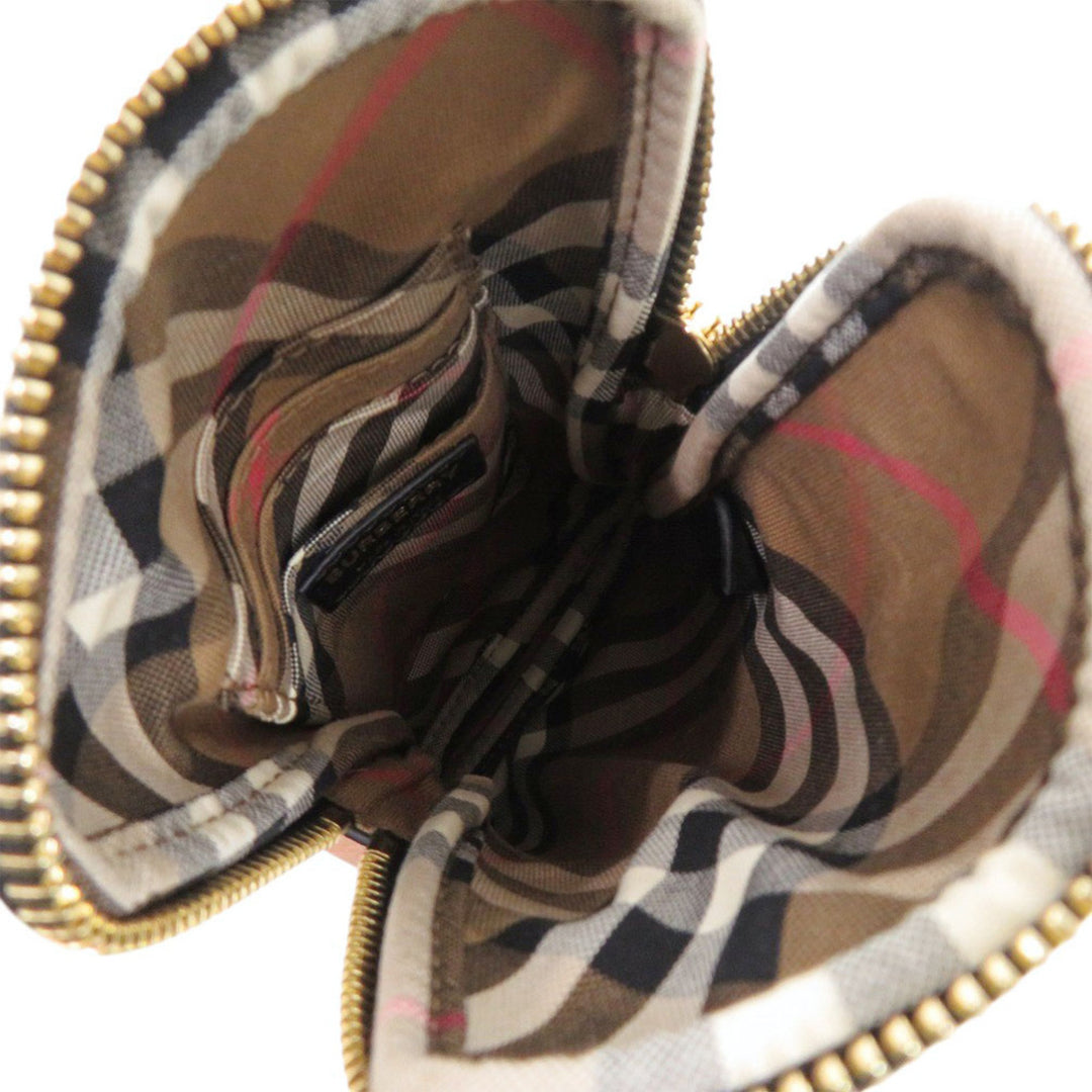 Burberry Cuir Phone Pochette Sac porté croisé