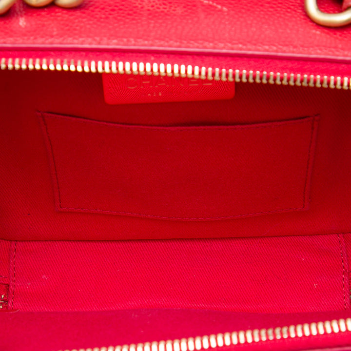 Chanel CC Matelassé sac à caméra Petit Cuir caviar