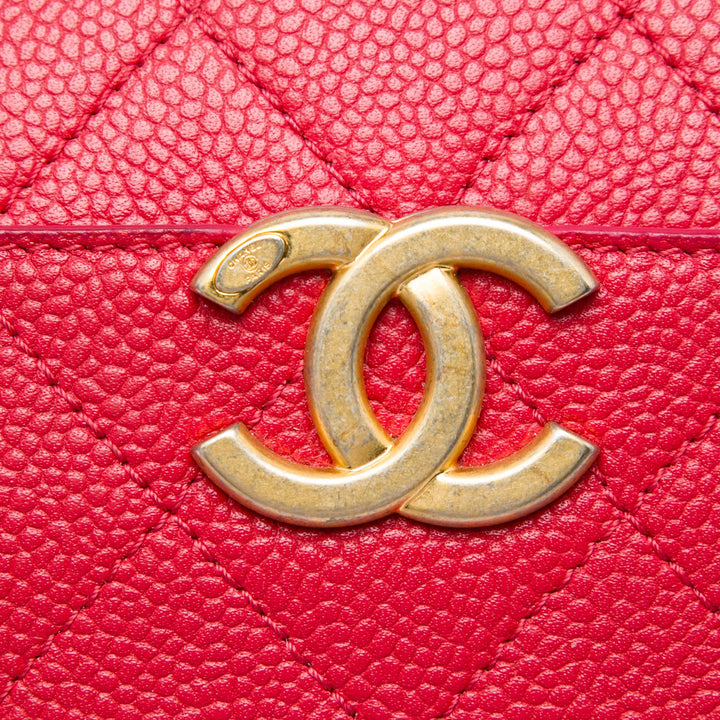 Chanel CC Matelassé sac à caméra Petit Cuir caviar