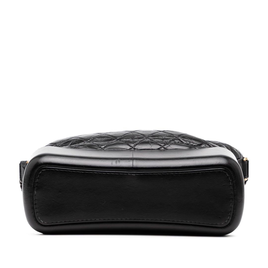 Chanel Medium Aged Cuir de veau Gabrielle Sac porté croisé Noir – GABY PARIS Authentique