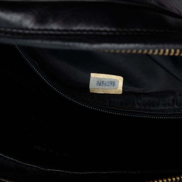 Chanel CC Matelassé Cuir d’agneau Pompon Sac caméra