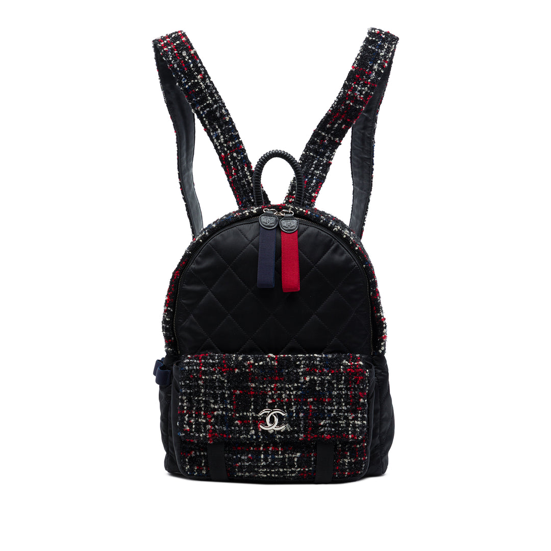 Matelassé et Astronaut Essentials Sac à dos Noir
