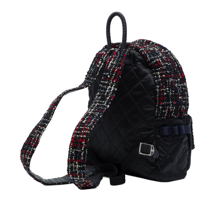Matelassé et Astronaut Essentials Sac à dos Noir