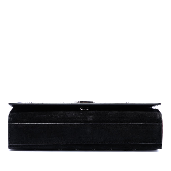 Saint Laurent Daim Cristal Monogram Kate Sac porté croisé