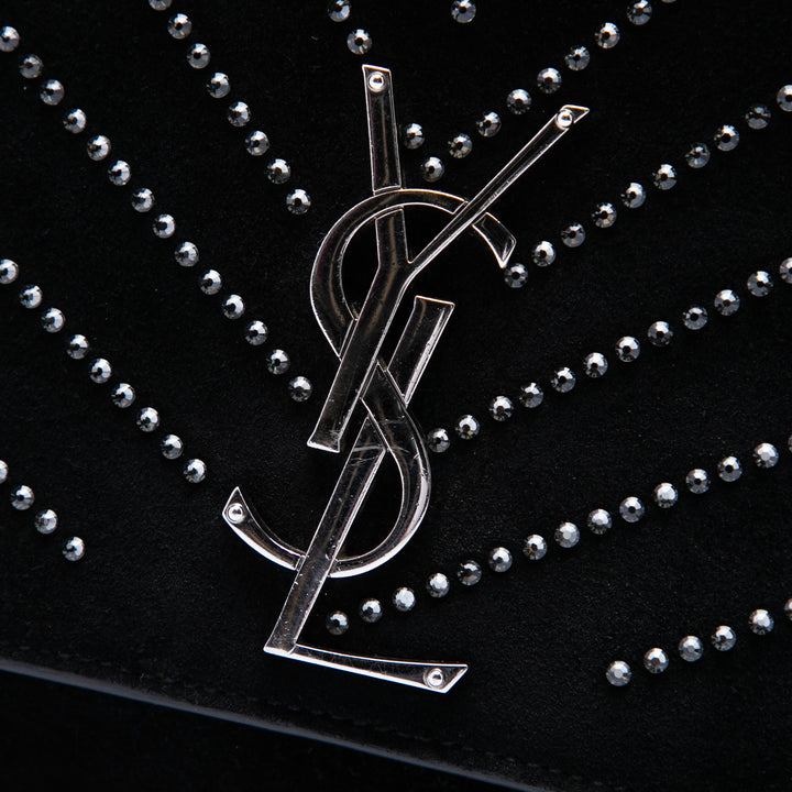 Saint Laurent Daim Cristal Monogram Kate Sac porté croisé