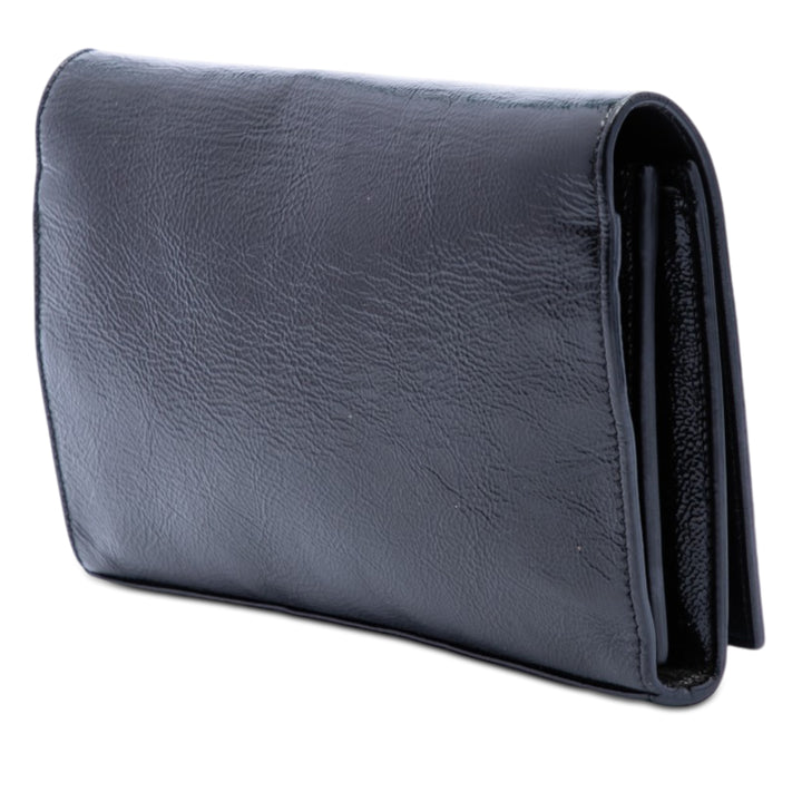 Texturé Kate Wallet on Chain Monogram Noir