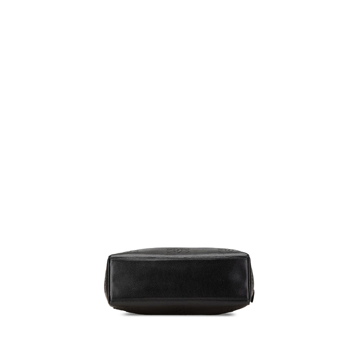 Triple CC Caviar Tote Black - Gaby Paris