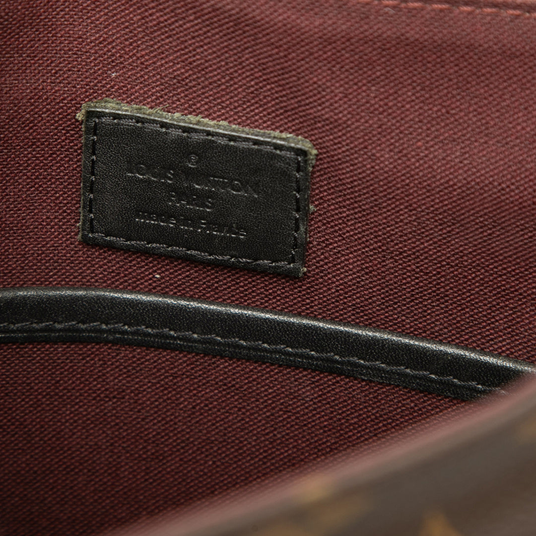 Macassar Bass PM Monogram Marron
