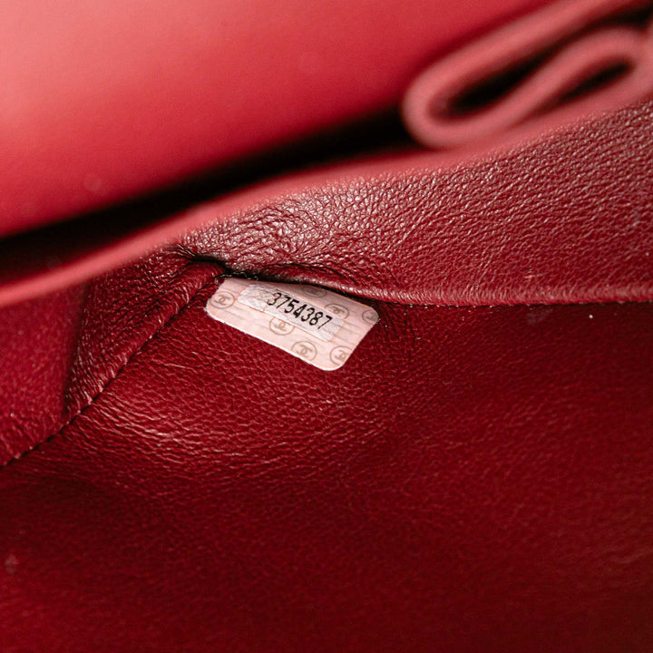 Medium Classic Lambskin Double Flap Black - Gaby Paris