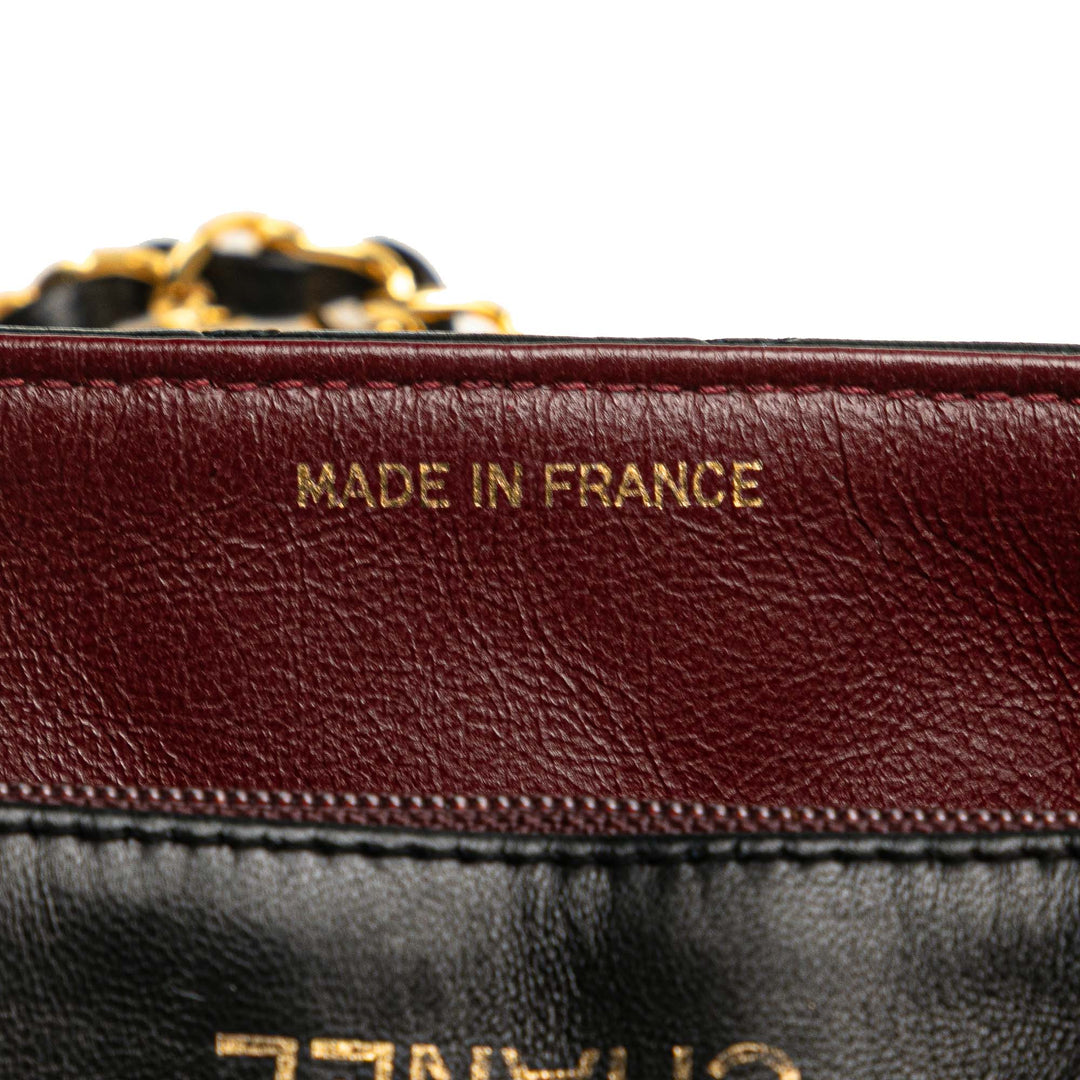 Chanel Mini Square Classic Cuir d’agneau Single Flap Noir – GABY PARIS Authentique