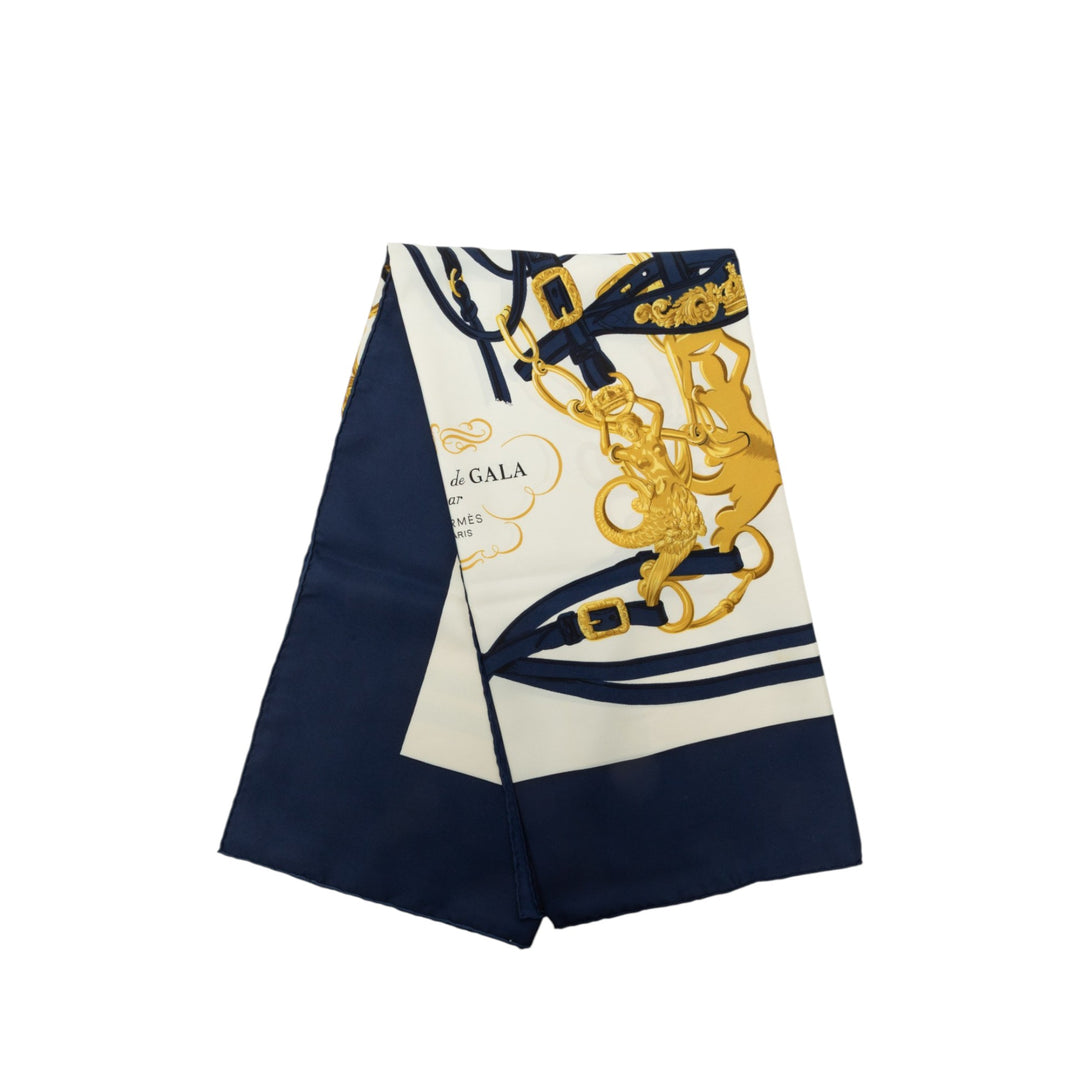 Hermès Brides de Gala Foulard 90 Multi Multicolore – vue principale – GABY PARIS