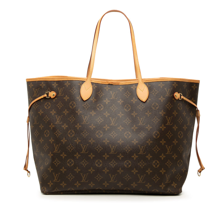Louis Vuitton Neverfull GM Monogram Marron – vue principale – GABY PARIS