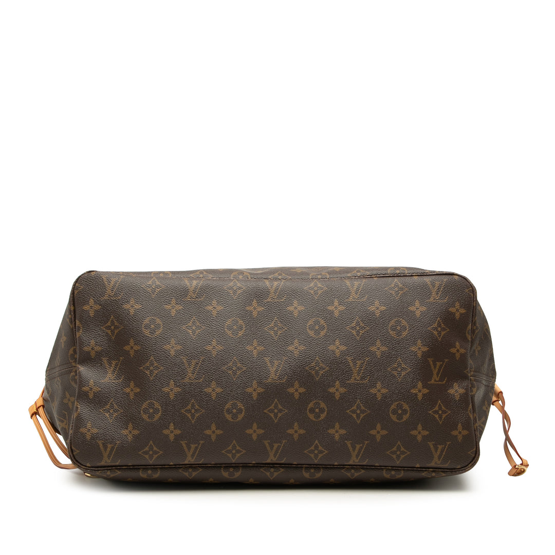 Louis Vuitton Neverfull GM Monogram Marron – vue 3 – GABY PARIS