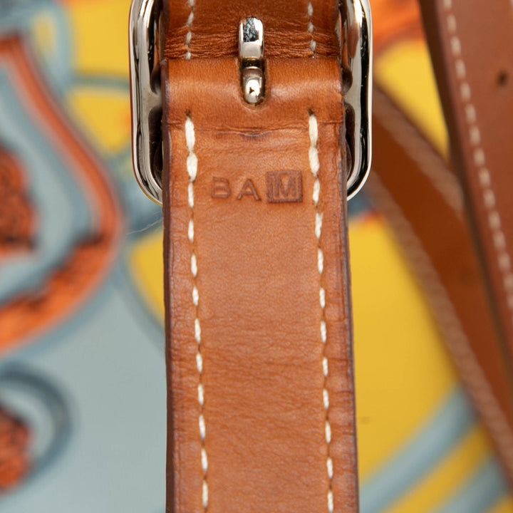 Hermès Soie and Barenia Brides de Gala Soiey City 38 Jaune