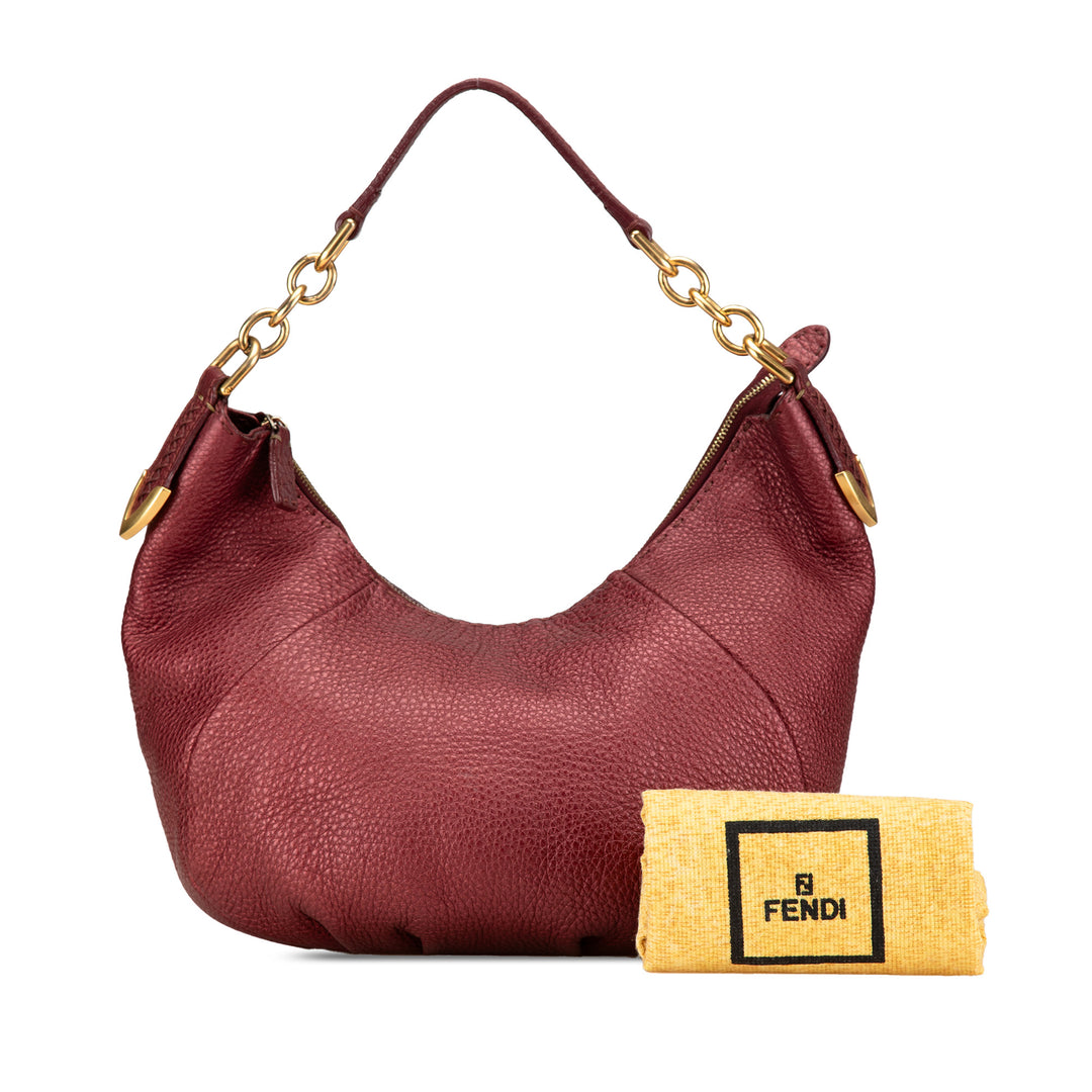 Leather Selleria Hobo Red - Gaby Paris