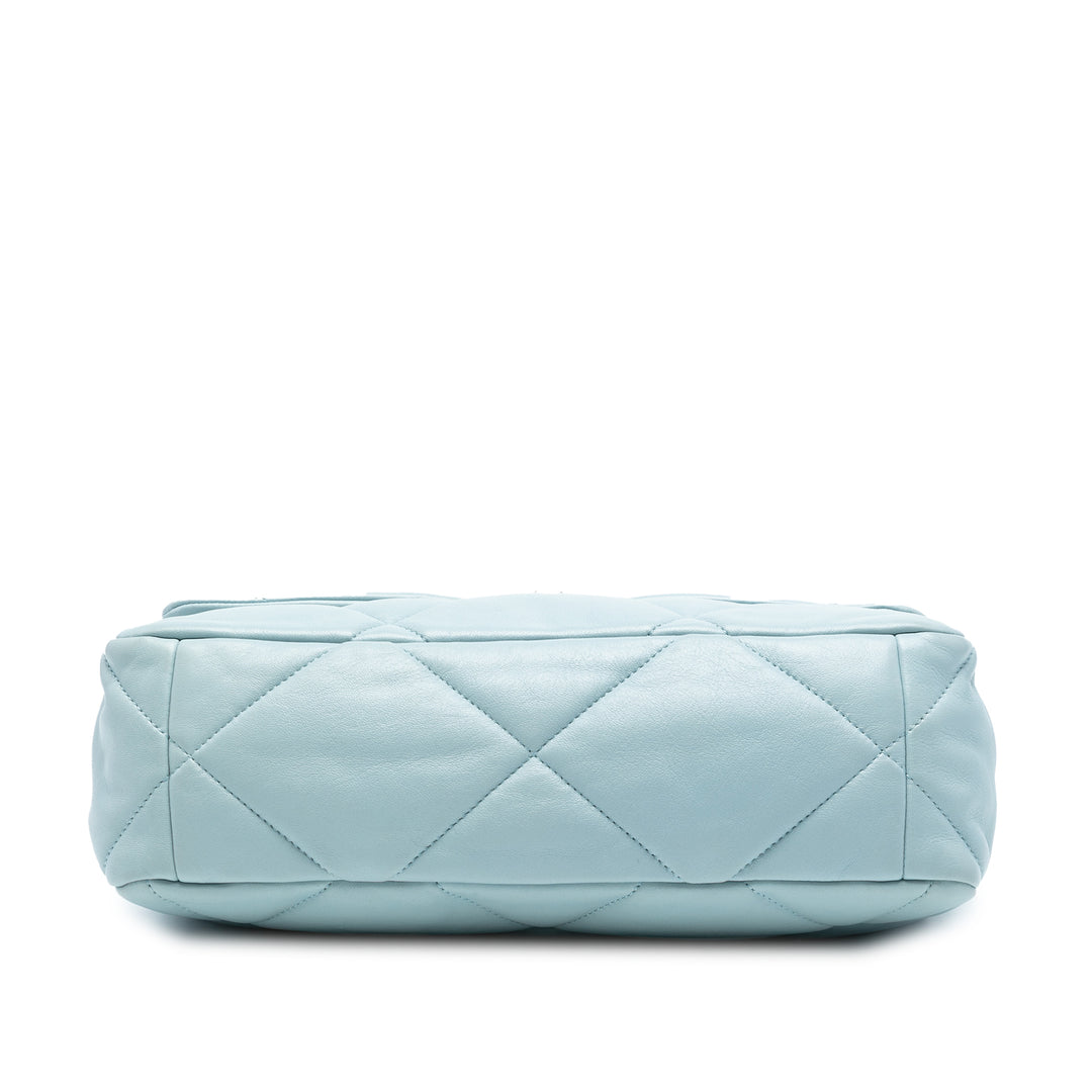 Chanel Large Cuir d’agneau 19 à rabat